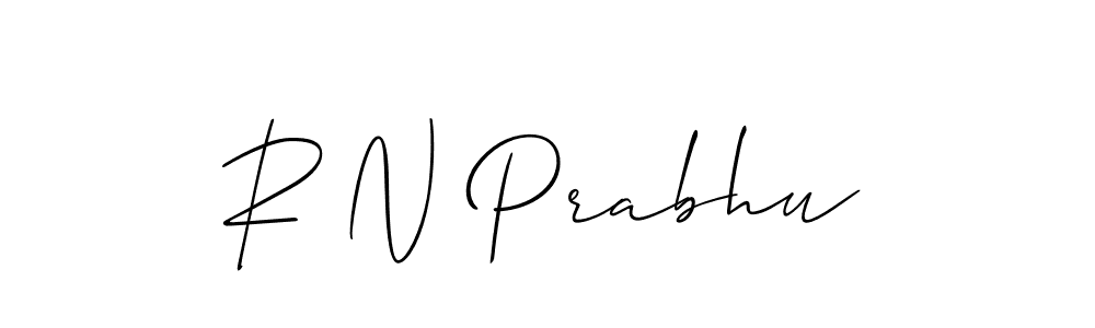 Once you've used our free online signature maker to create your best signature Allison_Script style, it's time to enjoy all of the benefits that R N Prabhu name signing documents. R N Prabhu signature style 2 images and pictures png