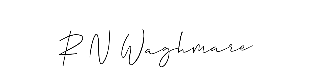 How to make R N Waghmare signature? Allison_Script is a professional autograph style. Create handwritten signature for R N Waghmare name. R N Waghmare signature style 2 images and pictures png