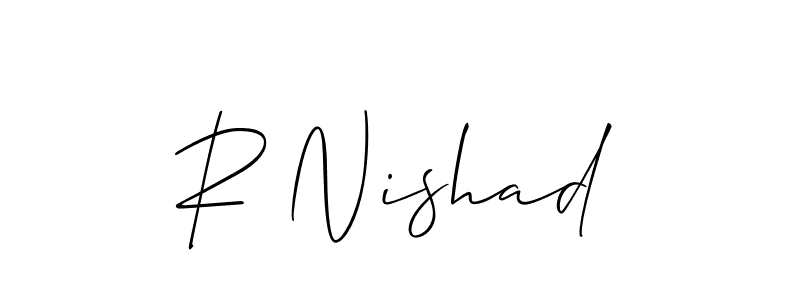 See photos of R Nishad official signature by Spectra . Check more albums & portfolios. Read reviews & check more about Allison_Script font. R Nishad signature style 2 images and pictures png