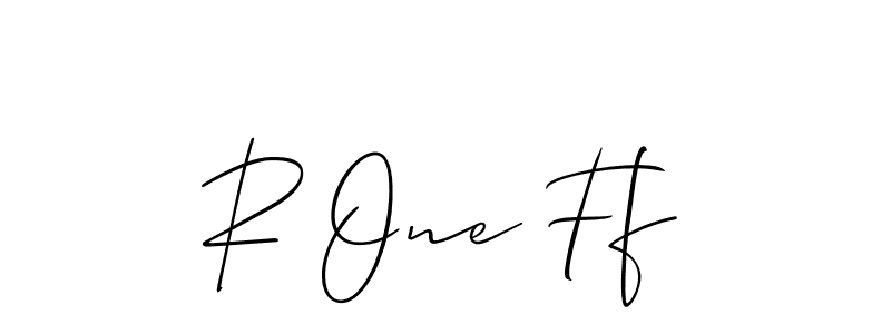 You can use this online signature creator to create a handwritten signature for the name R One Ff. This is the best online autograph maker. R One Ff signature style 2 images and pictures png