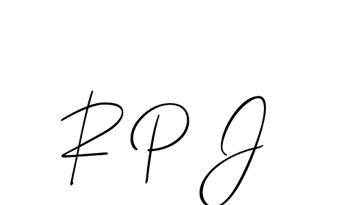 How to Draw R P J signature style? Allison_Script is a latest design signature styles for name R P J. R P J signature style 2 images and pictures png