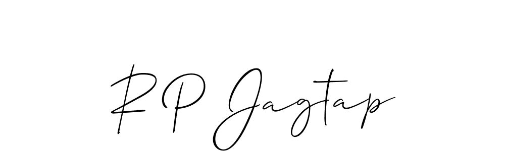 Make a beautiful signature design for name R P Jagtap. Use this online signature maker to create a handwritten signature for free. R P Jagtap signature style 2 images and pictures png