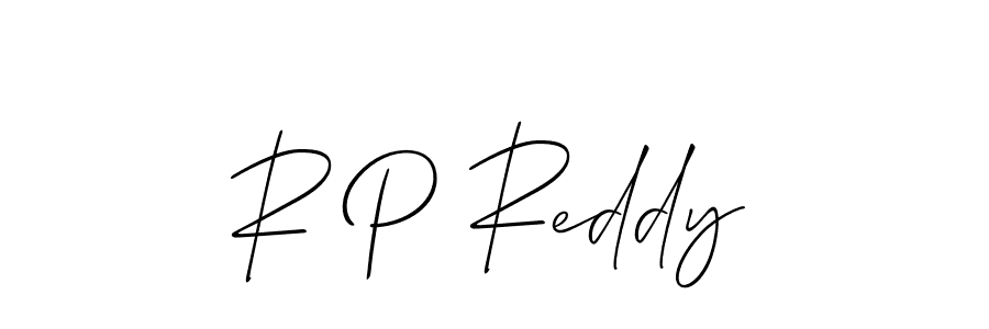 Make a beautiful signature design for name R P Reddy. Use this online signature maker to create a handwritten signature for free. R P Reddy signature style 2 images and pictures png