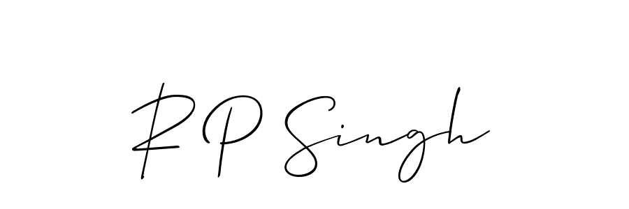 Once you've used our free online signature maker to create your best signature Allison_Script style, it's time to enjoy all of the benefits that R P Singh name signing documents. R P Singh signature style 2 images and pictures png
