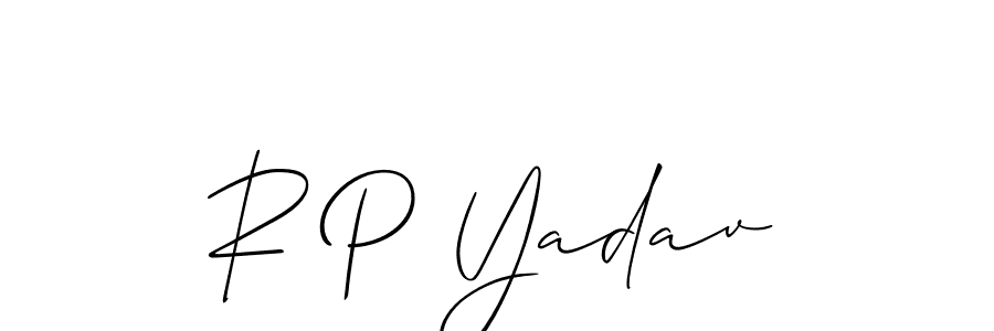 This is the best signature style for the R P Yadav name. Also you like these signature font (Allison_Script). Mix name signature. R P Yadav signature style 2 images and pictures png