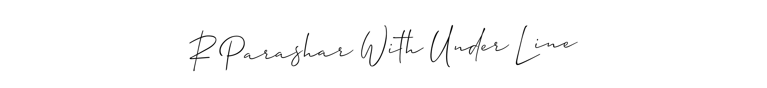 See photos of R Parashar With Under Line official signature by Spectra . Check more albums & portfolios. Read reviews & check more about Allison_Script font. R Parashar With Under Line signature style 2 images and pictures png