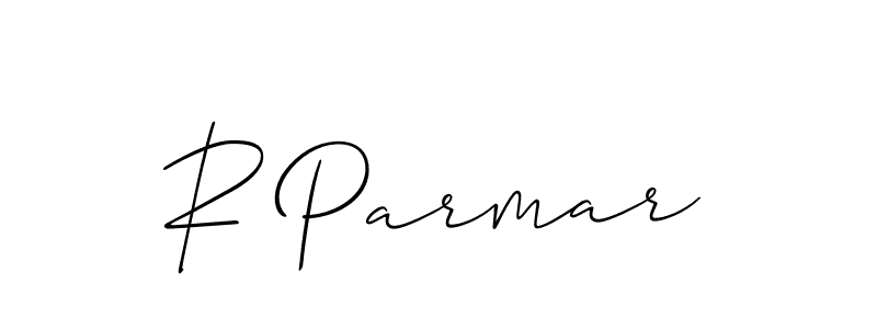 Best and Professional Signature Style for R Parmar. Allison_Script Best Signature Style Collection. R Parmar signature style 2 images and pictures png