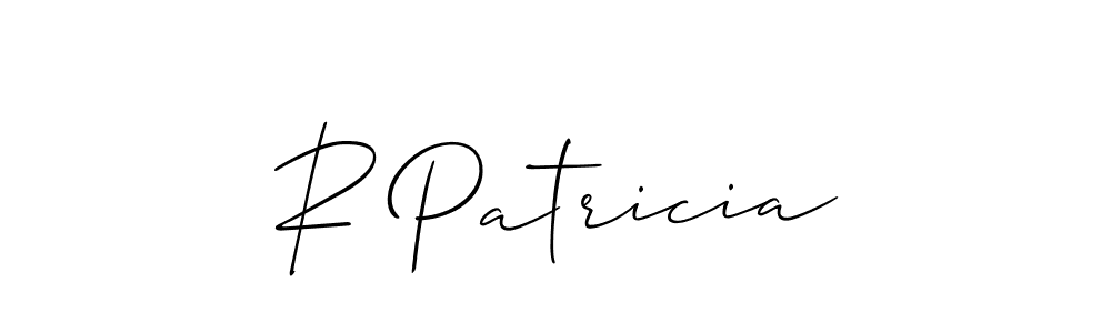 Make a beautiful signature design for name R Patricia. Use this online signature maker to create a handwritten signature for free. R Patricia signature style 2 images and pictures png