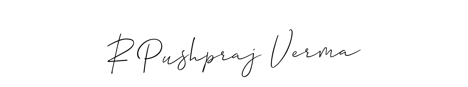 Best and Professional Signature Style for R Pushpraj Verma. Allison_Script Best Signature Style Collection. R Pushpraj Verma signature style 2 images and pictures png