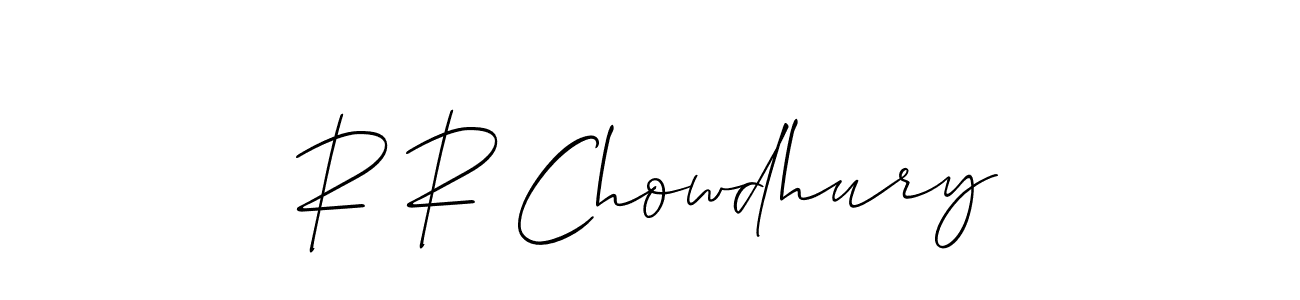 Similarly Allison_Script is the best handwritten signature design. Signature creator online .You can use it as an online autograph creator for name R R Chowdhury. R R Chowdhury signature style 2 images and pictures png