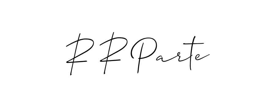 It looks lik you need a new signature style for name R R Parte. Design unique handwritten (Allison_Script) signature with our free signature maker in just a few clicks. R R Parte signature style 2 images and pictures png