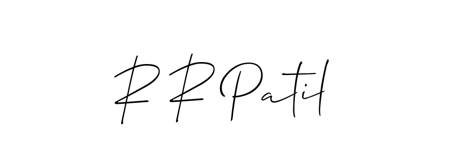 Best and Professional Signature Style for R R Patil. Allison_Script Best Signature Style Collection. R R Patil signature style 2 images and pictures png