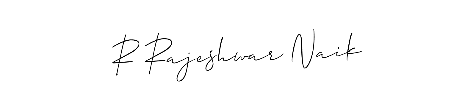 if you are searching for the best signature style for your name R Rajeshwar Naik. so please give up your signature search. here we have designed multiple signature styles  using Allison_Script. R Rajeshwar Naik signature style 2 images and pictures png