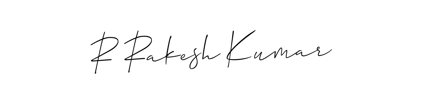 It looks lik you need a new signature style for name R Rakesh Kumar. Design unique handwritten (Allison_Script) signature with our free signature maker in just a few clicks. R Rakesh Kumar signature style 2 images and pictures png