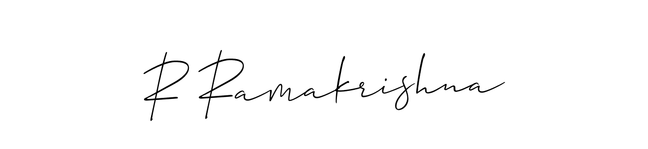 Make a short R Ramakrishna signature style. Manage your documents anywhere anytime using Allison_Script. Create and add eSignatures, submit forms, share and send files easily. R Ramakrishna signature style 2 images and pictures png