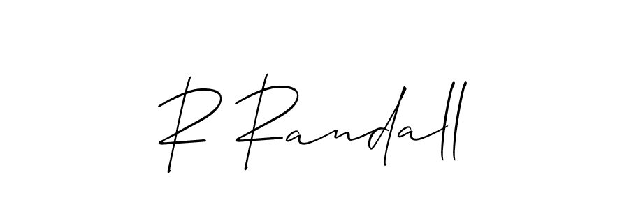 Also we have R Randall name is the best signature style. Create professional handwritten signature collection using Allison_Script autograph style. R Randall signature style 2 images and pictures png