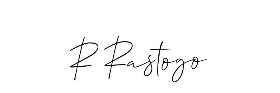 You should practise on your own different ways (Allison_Script) to write your name (R Rastogo) in signature. don't let someone else do it for you. R Rastogo signature style 2 images and pictures png