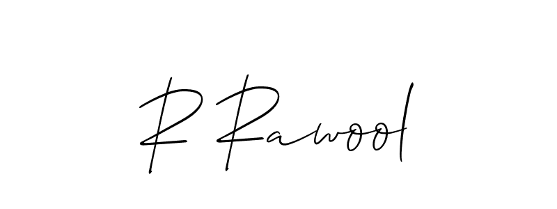 Here are the top 10 professional signature styles for the name R Rawool. These are the best autograph styles you can use for your name. R Rawool signature style 2 images and pictures png