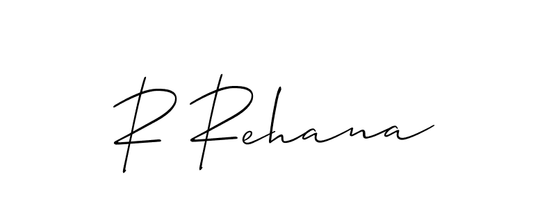 Best and Professional Signature Style for R Rehana. Allison_Script Best Signature Style Collection. R Rehana signature style 2 images and pictures png