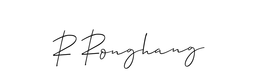 Make a short R Ronghang signature style. Manage your documents anywhere anytime using Allison_Script. Create and add eSignatures, submit forms, share and send files easily. R Ronghang signature style 2 images and pictures png