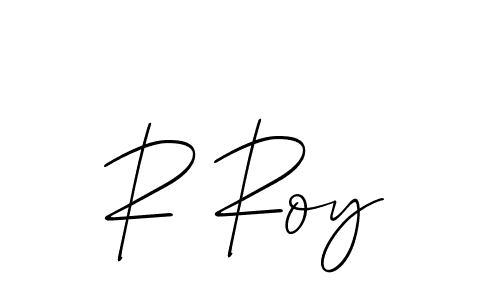 Here are the top 10 professional signature styles for the name R Roy. These are the best autograph styles you can use for your name. R Roy signature style 2 images and pictures png