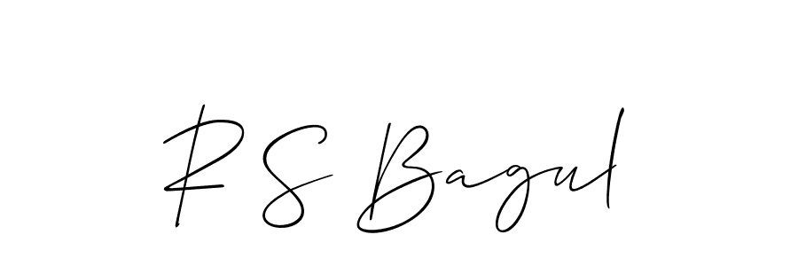 This is the best signature style for the R S Bagul name. Also you like these signature font (Allison_Script). Mix name signature. R S Bagul signature style 2 images and pictures png