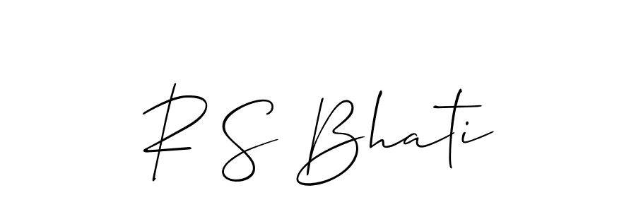 This is the best signature style for the R S Bhati name. Also you like these signature font (Allison_Script). Mix name signature. R S Bhati signature style 2 images and pictures png