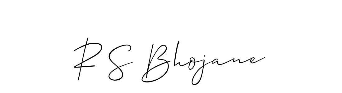 Best and Professional Signature Style for R S Bhojane. Allison_Script Best Signature Style Collection. R S Bhojane signature style 2 images and pictures png