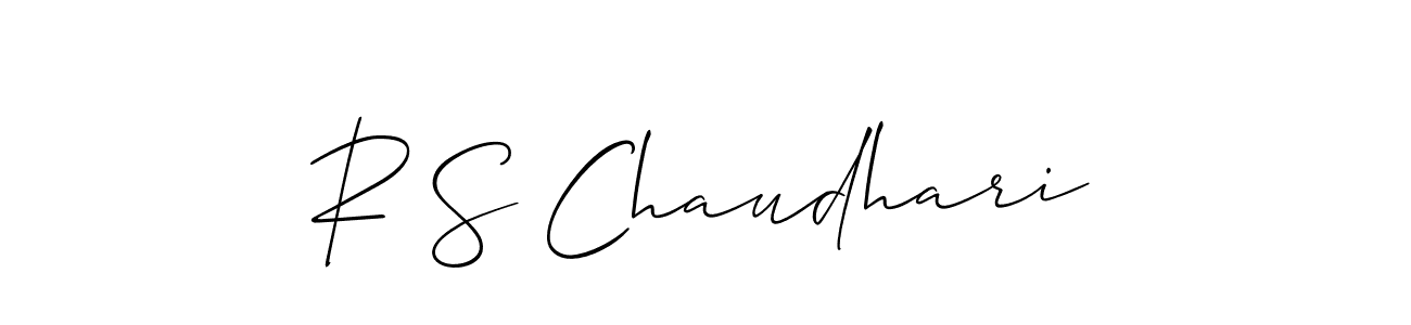 Make a short R S Chaudhari signature style. Manage your documents anywhere anytime using Allison_Script. Create and add eSignatures, submit forms, share and send files easily. R S Chaudhari signature style 2 images and pictures png