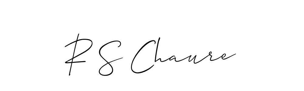 Once you've used our free online signature maker to create your best signature Allison_Script style, it's time to enjoy all of the benefits that R S Chaure name signing documents. R S Chaure signature style 2 images and pictures png