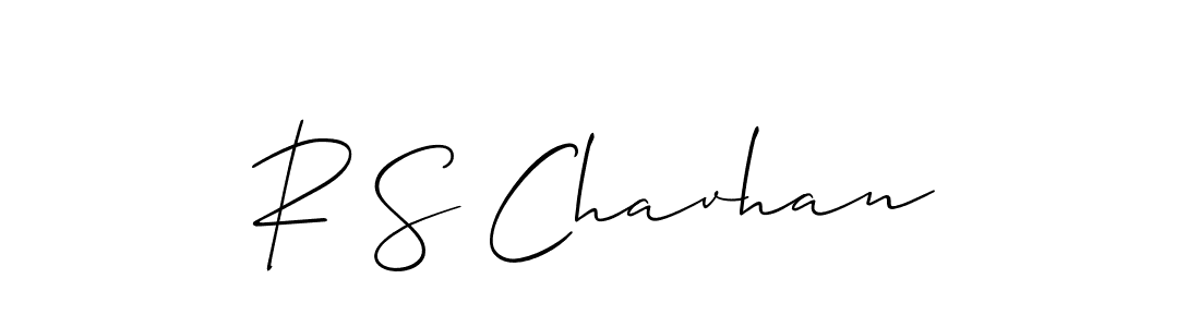 R S Chavhan stylish signature style. Best Handwritten Sign (Allison_Script) for my name. Handwritten Signature Collection Ideas for my name R S Chavhan. R S Chavhan signature style 2 images and pictures png