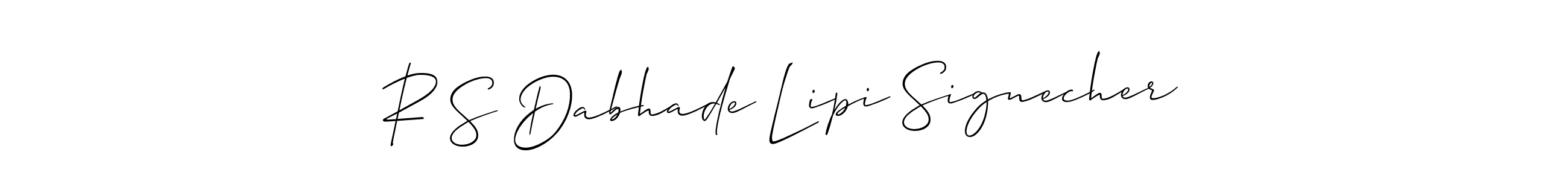 Here are the top 10 professional signature styles for the name R S Dabhade Lipi Signecher. These are the best autograph styles you can use for your name. R S Dabhade Lipi Signecher signature style 2 images and pictures png