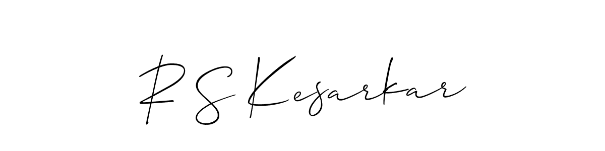 Also we have R S Kesarkar name is the best signature style. Create professional handwritten signature collection using Allison_Script autograph style. R S Kesarkar signature style 2 images and pictures png