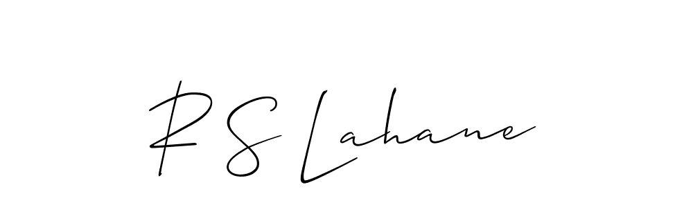 This is the best signature style for the R S Lahane name. Also you like these signature font (Allison_Script). Mix name signature. R S Lahane signature style 2 images and pictures png