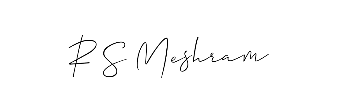 It looks lik you need a new signature style for name R S Meshram. Design unique handwritten (Allison_Script) signature with our free signature maker in just a few clicks. R S Meshram signature style 2 images and pictures png