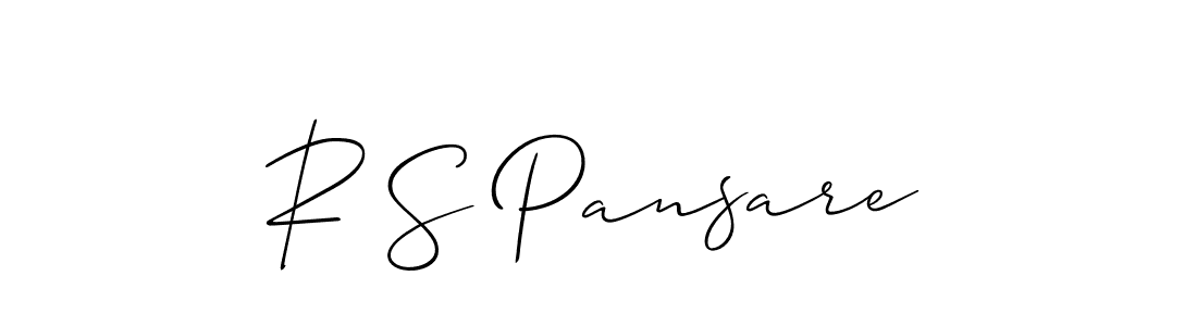 This is the best signature style for the R S Pansare name. Also you like these signature font (Allison_Script). Mix name signature. R S Pansare signature style 2 images and pictures png