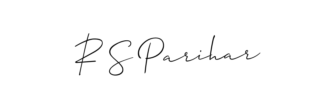This is the best signature style for the R S Parihar name. Also you like these signature font (Allison_Script). Mix name signature. R S Parihar signature style 2 images and pictures png