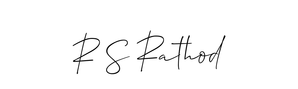You should practise on your own different ways (Allison_Script) to write your name (R S Rathod) in signature. don't let someone else do it for you. R S Rathod signature style 2 images and pictures png