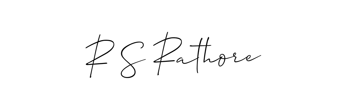 Make a short R S Rathore signature style. Manage your documents anywhere anytime using Allison_Script. Create and add eSignatures, submit forms, share and send files easily. R S Rathore signature style 2 images and pictures png