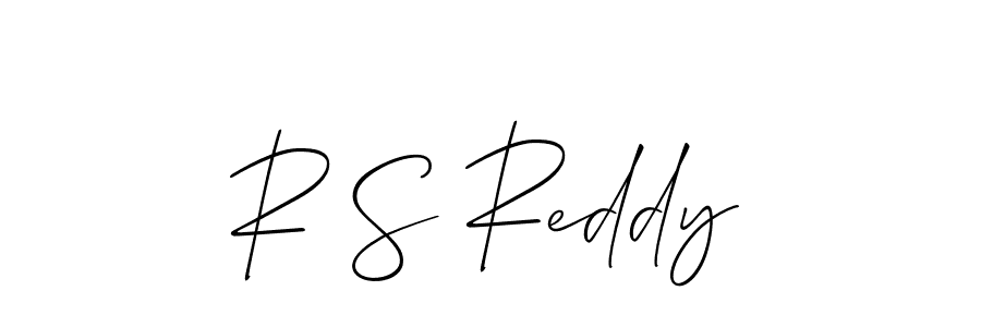 R S Reddy stylish signature style. Best Handwritten Sign (Allison_Script) for my name. Handwritten Signature Collection Ideas for my name R S Reddy. R S Reddy signature style 2 images and pictures png