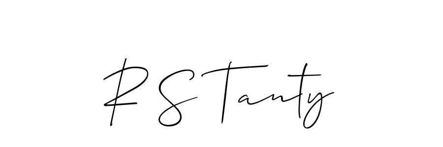 Make a beautiful signature design for name R S Tanty. Use this online signature maker to create a handwritten signature for free. R S Tanty signature style 2 images and pictures png