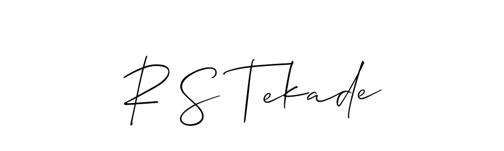 Check out images of Autograph of R S Tekade name. Actor R S Tekade Signature Style. Allison_Script is a professional sign style online. R S Tekade signature style 2 images and pictures png