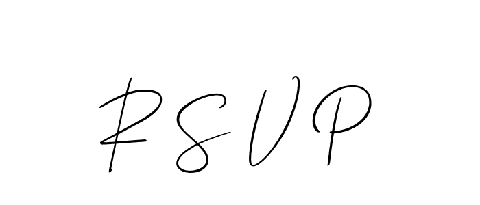 How to Draw R S V P signature style? Allison_Script is a latest design signature styles for name R S V P. R S V P signature style 2 images and pictures png