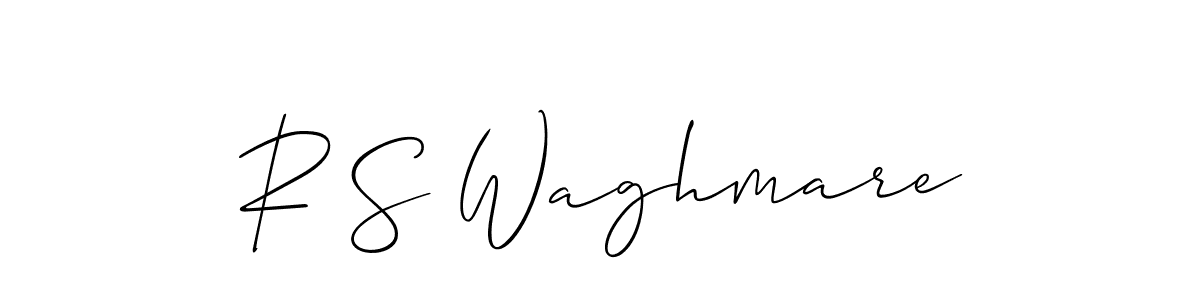 Make a short R S Waghmare signature style. Manage your documents anywhere anytime using Allison_Script. Create and add eSignatures, submit forms, share and send files easily. R S Waghmare signature style 2 images and pictures png