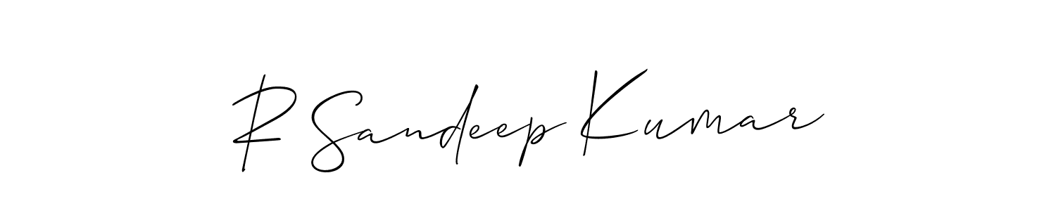 Best and Professional Signature Style for R Sandeep Kumar. Allison_Script Best Signature Style Collection. R Sandeep Kumar signature style 2 images and pictures png