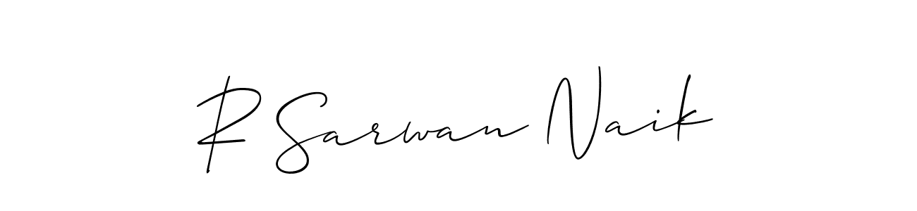 Similarly Allison_Script is the best handwritten signature design. Signature creator online .You can use it as an online autograph creator for name R Sarwan Naik. R Sarwan Naik signature style 2 images and pictures png