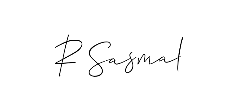 This is the best signature style for the R Sasmal name. Also you like these signature font (Allison_Script). Mix name signature. R Sasmal signature style 2 images and pictures png