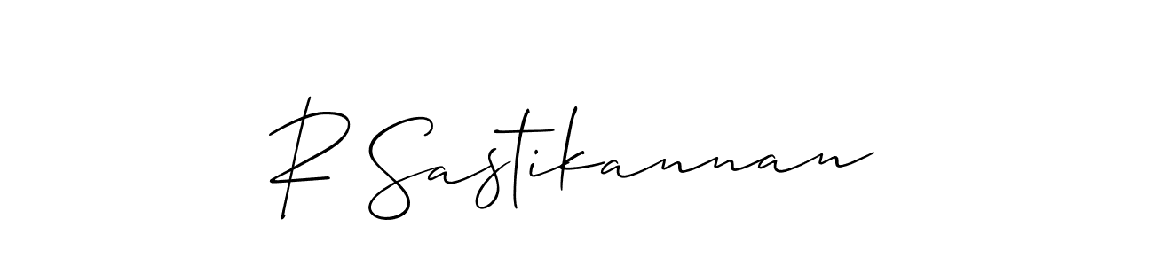 R Sastikannan stylish signature style. Best Handwritten Sign (Allison_Script) for my name. Handwritten Signature Collection Ideas for my name R Sastikannan. R Sastikannan signature style 2 images and pictures png