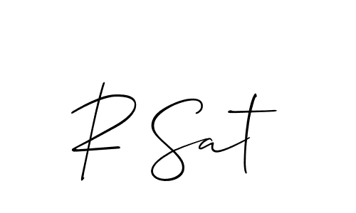 Best and Professional Signature Style for R Sat. Allison_Script Best Signature Style Collection. R Sat signature style 2 images and pictures png