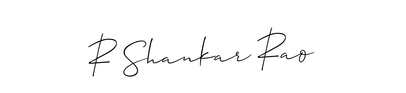 R Shankar Rao stylish signature style. Best Handwritten Sign (Allison_Script) for my name. Handwritten Signature Collection Ideas for my name R Shankar Rao. R Shankar Rao signature style 2 images and pictures png